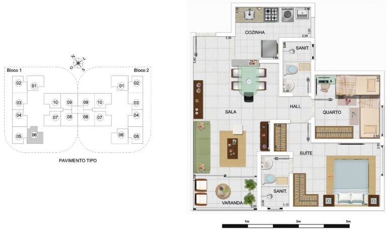 Mare Nostrum Residencial 2 E 3 Quartos Duplex Em Lauro De Freitas