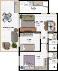Planta Baixa - Apartamento Tipo - Coluna 02