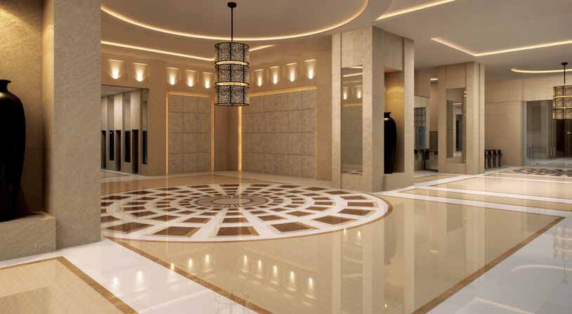 Perispectiva ilustrada do lobby CEO Salvador Shopping