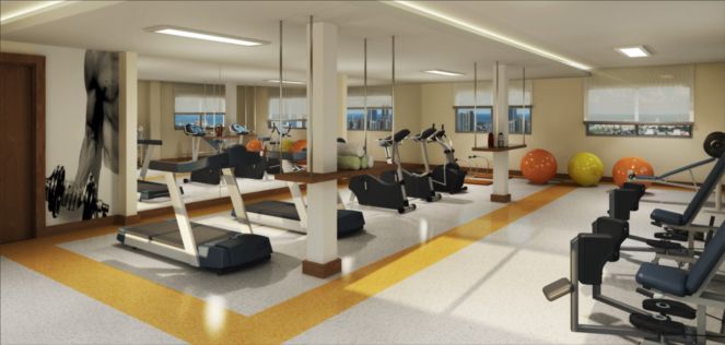 Perspectiva da academia do Cores de Piatã.