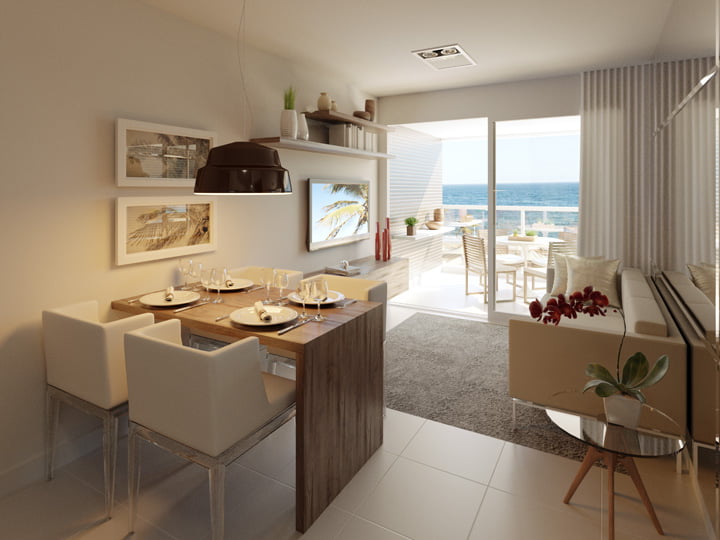 Perspectiva do living