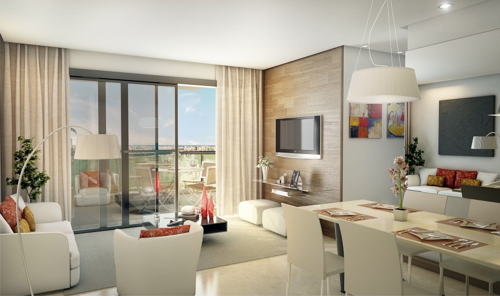 Perspectiva Sala de Jantar do Alto da Pituba, localizado no bairro da Pituba, em Salvador.