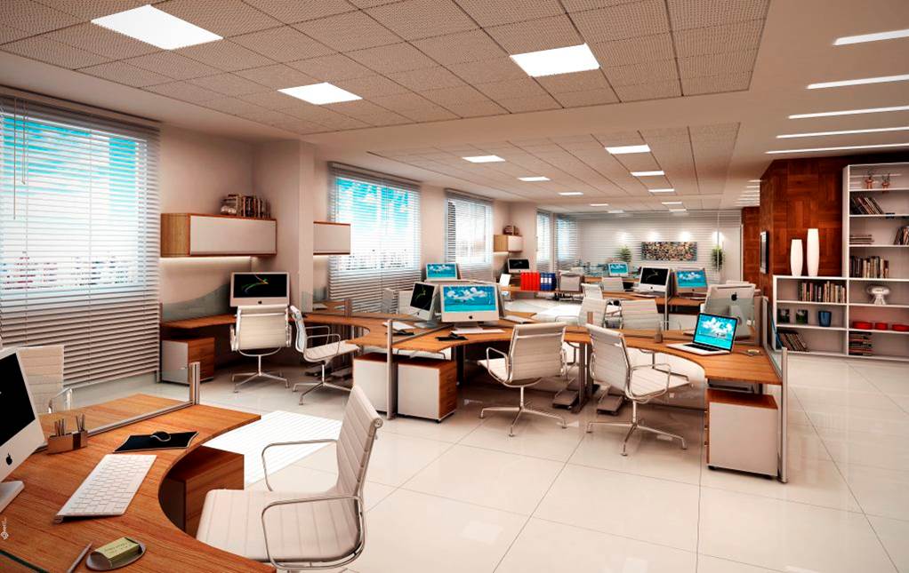 Perspectiva da Sala do empreendimento.