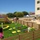 Perspectiva do parque infantil