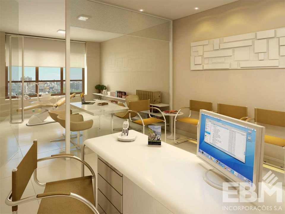Perspectiva do consultório odontológico do Cosmopolitan Home Stay & Offices