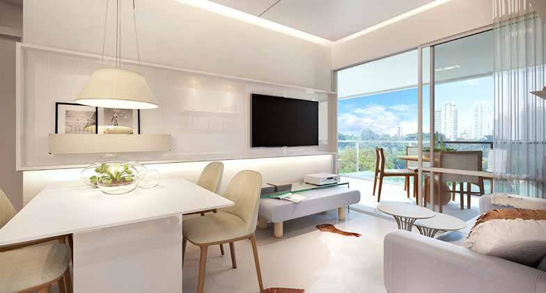 Perspectiva do living