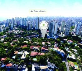 Foto aérea da localização do empreendimento TERRAZZO Santa Luzia