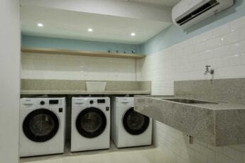 Perspectiva da lavanderia compartilhada do Smart Costa Azul